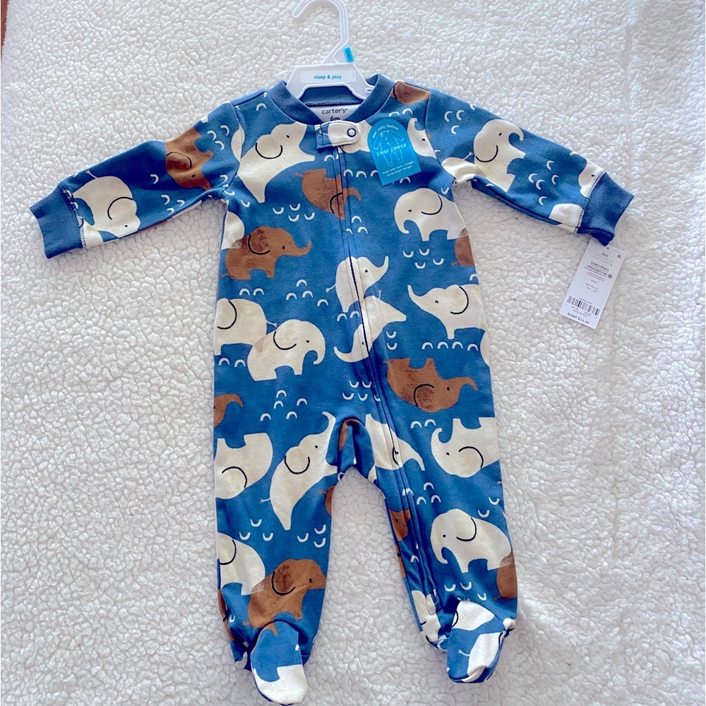 Carter’s Elephant Pajamas (NEW WITH TAGS)